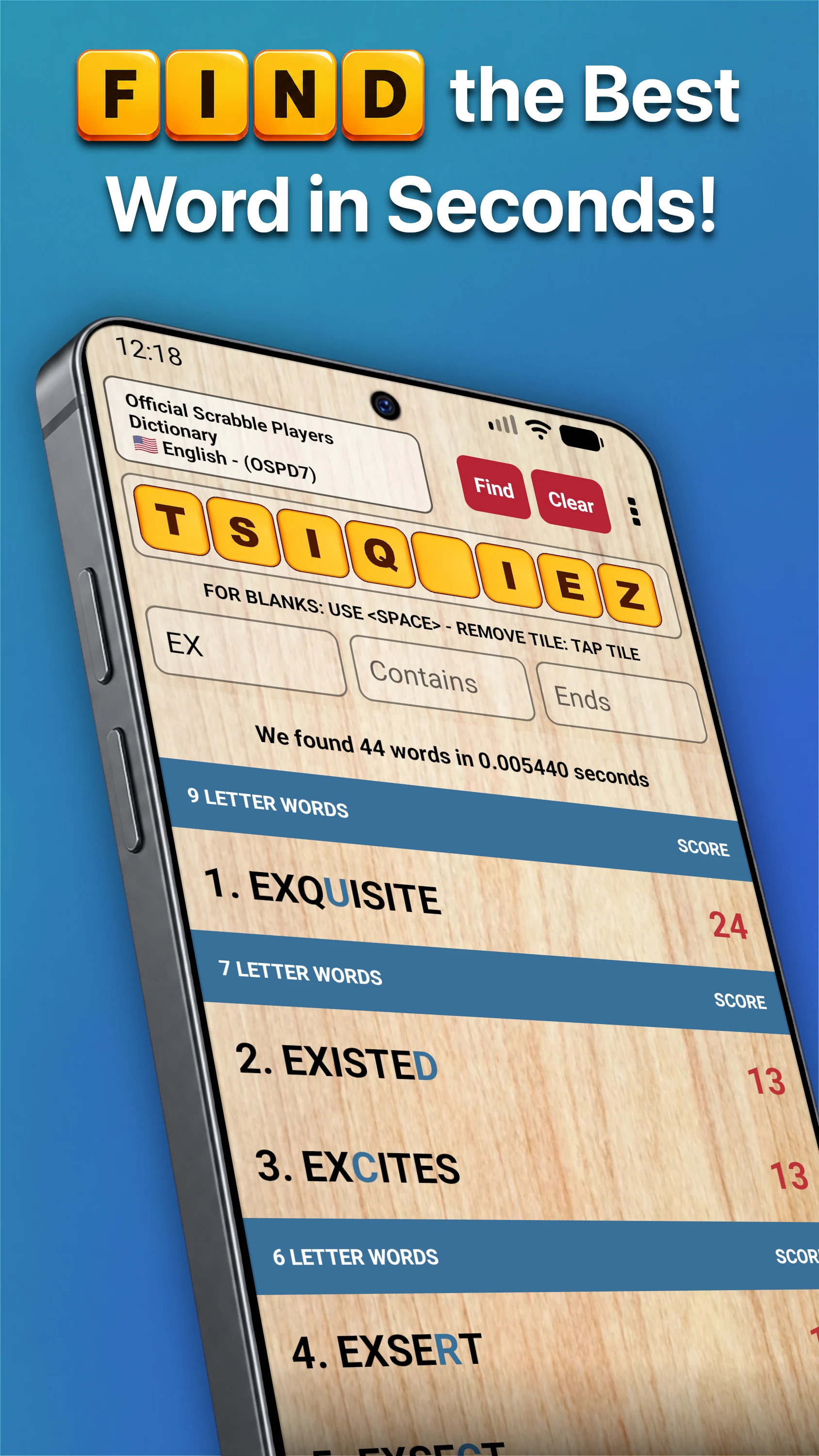 Word Checker - Anagram Solver screenshot
