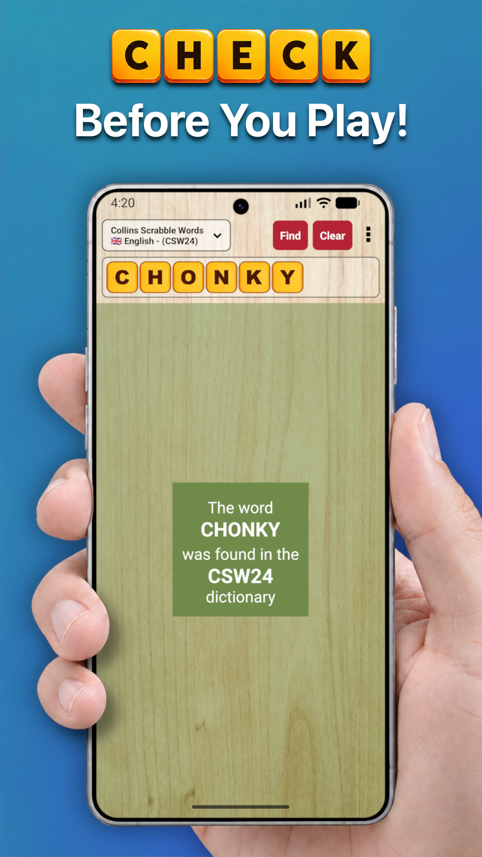 Word Checker - Anagram Solver screenshot